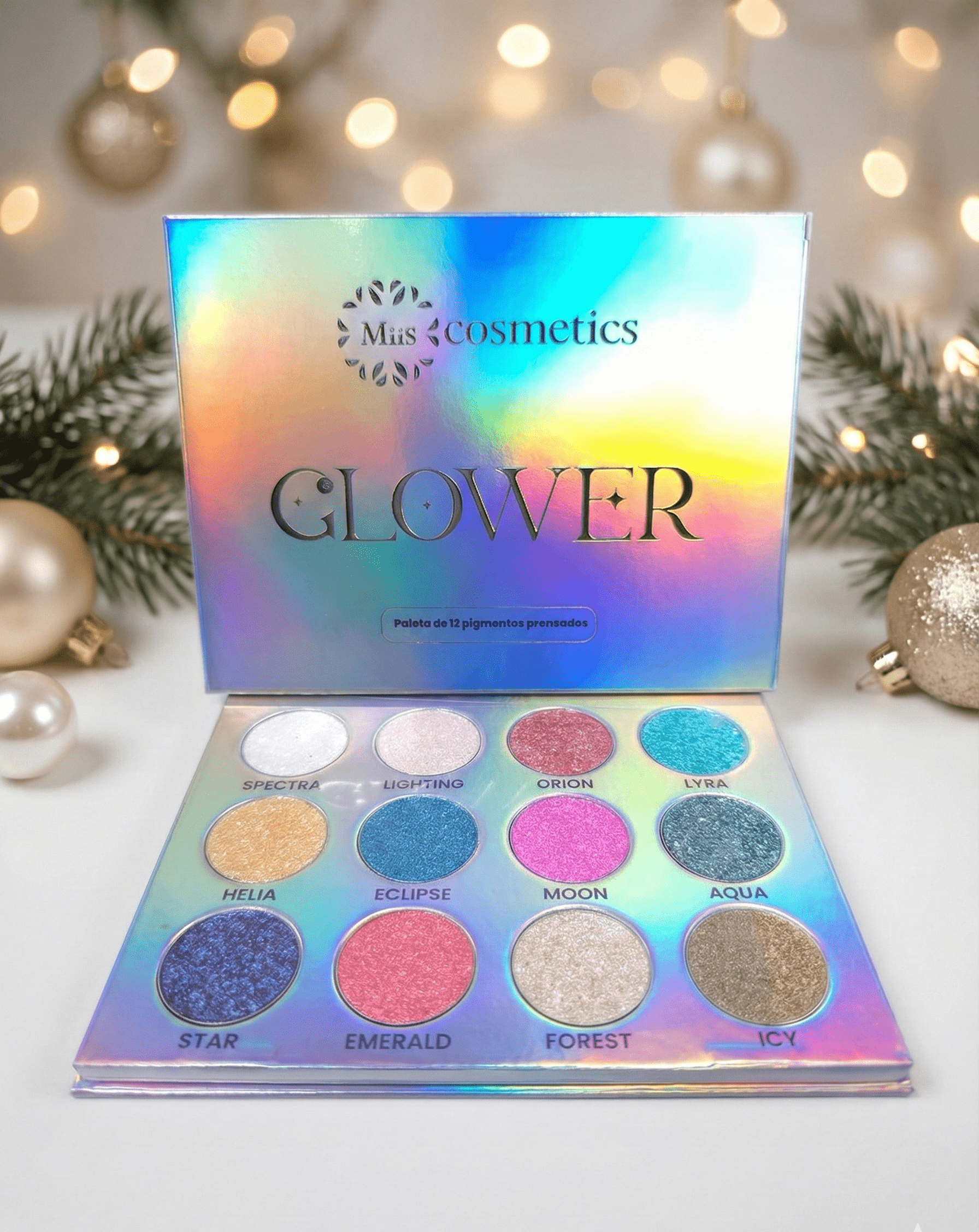 PALETA DE PIGMENTOS PRENSADOS GLOWER